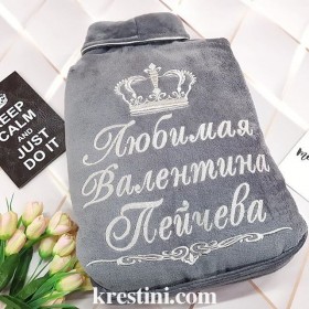 Женский махровый халат "Северное сияние"